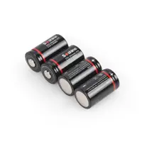 Акумулятор Soshine Li-Fe CR2 3.2V 300mAh +захист (заряд 3,6В)), мініатюра зображення № 3