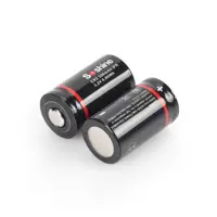 Акумулятор Soshine Li-Fe CR2 3.2V 300mAh +захист (заряд 3,6В)), мініатюра зображення № 5
