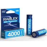 Акумулятор літієвий Rablex 18650-PR 4000mAh 3,7V Li-ion 1bl з платою захисту), мініатюра зображення № 5