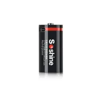 Акумулятор літієвий Soshine 16340 cr123 3,6V 550mAh з захистом, зарядка від Type-C), мініатюра зображення № 2