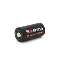 Акумулятор Літієвий Soshine CR123/16340-3.0V 700mAh, Protected, напруга 3.0В як у CR123 батарейки), мініатюра зображення № 2