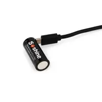 Акумулятор Літієвий Soshine RCR123 16340 3,7V 700mAh, Protected, зарядка від MicroUSB), мініатюра зображення № 2