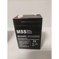 Акумулятор AGM MSS MS640C 6V 4A 70*47*101/5 ), мініатюра зображення № 2