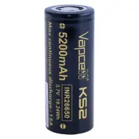 Акумулятор Vapcell INR26650-K52 Li-ion 3,7V 5200mAh, 15A), мініатюра зображення № 5