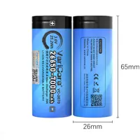 Акумулятор VariCore 26650 3,6V 7000mAh VC-2670, високотоковий 35A), мініатюра зображення № 4