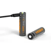 Акумулятор VIDEX Li-ion LIR6CAA USBC-C 1.5V 2200mAh захист), мініатюра зображення № 3