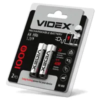 Акумулятор VIDEX Ni-MH AA HR06 1000mAh 2bl), мініатюра зображення № 5