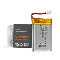 Акумулятор Videx VLF-B102540-12 1200mAh до ліхтарів VLF-H046Z, VLF-H015, VLF-H085-OR, зображення 6