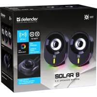 Акустика DEFENDER 2.0 J2 6W USB, RGB підсвітка, чорні), мініатюра зображення № 3