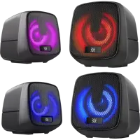 Акустика DEFENDER 2.0 J2 6W USB, RGB підсвітка, чорні), мініатюра зображення № 7