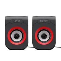 Акустичні колонки HAVIT HV-SK599 USB Black/Red ), мініатюра зображення № 3