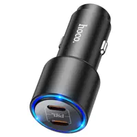 Автомобільне зарядне Hoco NZ3 PD40W 2xType-C чорне), мініатюра зображення № 9