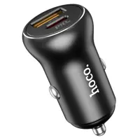 Автомобільне зарядне Hoco NZ5 PD30W QC3,0  1Type-C 1USB 3A чорний), мініатюра зображення № 9