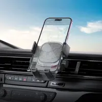 Автотримач BOROFONE BH120 в повітропровод чорно-сірий), мініатюра зображення № 4
