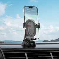 Автотримач BOROFONE BH130 на присосці, з автозахопленням чорний), мініатюра зображення № 3