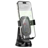 Автотримач BOROFONE BH130 на присосці, з автозахопленням чорний), мініатюра зображення № 9