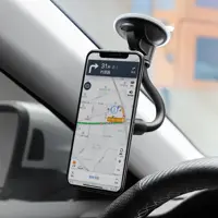 Автотримач BOROFONE BH18 Journey windshield, на присосці, магнітний, чорни від батарейки.com.ua, зображення 2