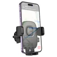 Автотримач HOCO H75 Crown металічний сірий), мініатюра зображення № 5