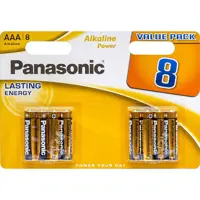Батарейка PANASONIC LR03 ААА Alkaline Power 8BL), мініатюра зображення № 2