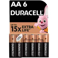 батарейка DURACELL АА LR06 MN1500 1x6), мініатюра зображення № 1