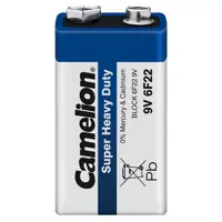 Батарейка CAMELION 6F22 (BL) Blue), мініатюра зображення № 4