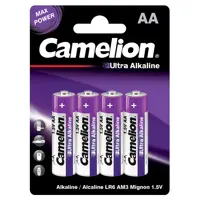 Батарейка CAMELION LR6 АА Ultra Alkaline 4BL), мініатюра зображення № 2