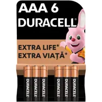 Батарейка DURACELL AAA LR03 MN2400 6шт), мініатюра зображення № 4