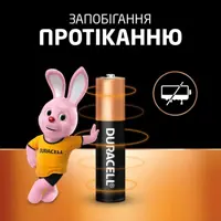 Батарейка DURACELL AAA LR03 MN2400 6шт), мініатюра зображення № 8