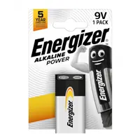 Батарейка ENERGIZER 6LR61 POWER 9V 1BL), мініатюра зображення № 2