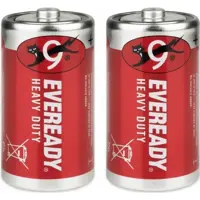 Батарейка ENERGIZER Eveready Heavy Duty R14 C 2шт), мініатюра зображення № 2