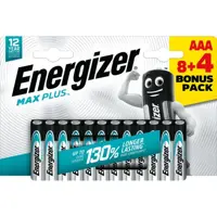 Батарейка ENERGIZER MAX PLUS LR03 AAA 12bl), мініатюра зображення № 2