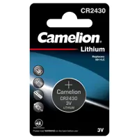 Батарейка літієва CAMELION CR2430 1BL), мініатюра зображення № 2