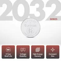 Батарейка літієва Uniross CR2032 3V bl 5шт від батарейки.com.ua, зображення 4