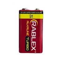 Батарейка Rablex 9V 6LR61 крона Turbo Alkaline 1BL), мініатюра зображення № 2