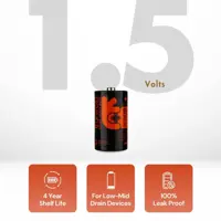 Батарейка Uniross Exrta Heavy Duty R20 D 2bl від батарейки.com.ua, зображення 4
