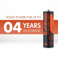 Батарейка Uniross Extra Heavy Duty R06 AA 4shrink від батарейки.com.ua, зображення 4
