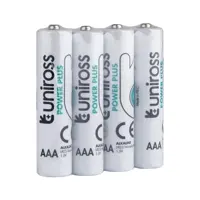 Батарейка Uniross LR03 ААА Power Plus 4shrink), мініатюра зображення № 2