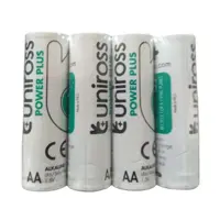Батарейка Uniross Power Plus LR06 АА 4shrink від батарейки.com.ua, зображення 1