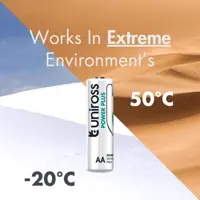 Батарейка Uniross Power Plus LR06 АА 4shrink від батарейки.com.ua, зображення 2