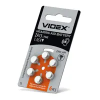 Батарейка в слуховий апарат VIDEX ZA 13 (PR48)/6bl), мініатюра зображення № 4