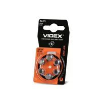 Батарейка в слуховий апарат VIDEX ZA 13 (PR48)/6bl), мініатюра зображення № 2
