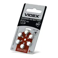 Батарейка в слуховий апарат VIDEX ZA 312 (PR41)/6bl), мініатюра зображення № 4