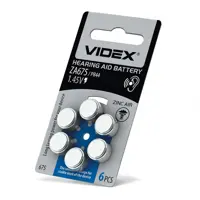 Батарейка в слуховий апарат VIDEX ZA 675 (PR44)/6bl), мініатюра зображення № 2