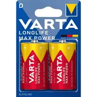Батарейка VARTA 4720 LR20 LONGLIFE MaxPower 2BL), мініатюра зображення № 2