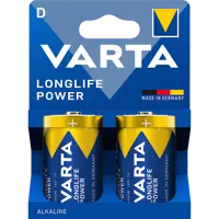 Батарейка VARTA 4920 LR20 LONGLIFE Power 2BL), мініатюра зображення № 2