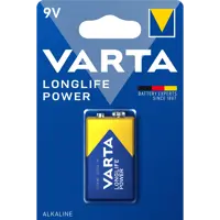 Батарейка VARTA 4922 (6LR61) LONGLIFE Power 1BL), мініатюра зображення № 2