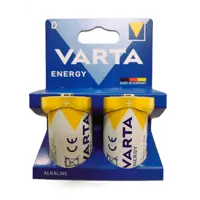 Батарейка VARTA LR20 04120 ENERGY 2BL), мініатюра зображення № 2