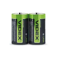 Батарейка Videx LR20 2шт shrink), мініатюра зображення № 4
