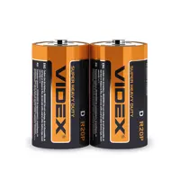 Батарейка Videx R20 2шт shrink), мініатюра зображення № 4