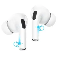 бездротові навушники BOROFONE BW36 True wireless ANC White), мініатюра зображення № 2